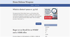 Desktop Screenshot of homedefenseweapons.net